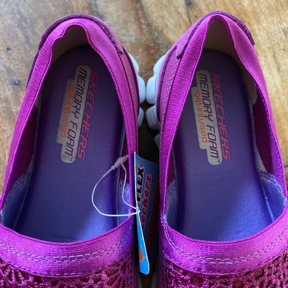 Sketchers Memory Foam Lace Sparkle Slide-Ons NWT! - Picture 6 of 10